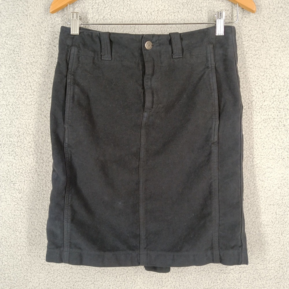 Burberry London Women's UK 8 USA 6 Black‎ Mini Skirt Straight Pencil Casual